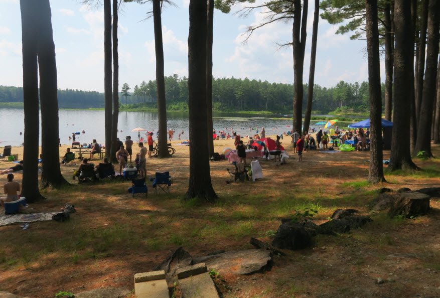 Clough State Park, New Hampshire, USA